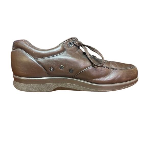 SAS TIME OUT Brown Comfort Walking Shoes made in USA Oxfords  Leather Mens 12 main image 4